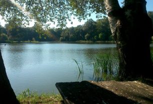 Vekeri-tó feltöltődve Debrecennél