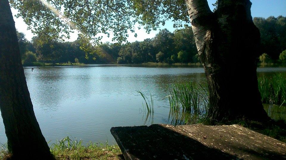 Vekeri-tó feltöltődve Debrecennél