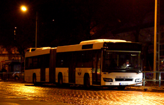 Éjszakai buszjárat Debrecenben
