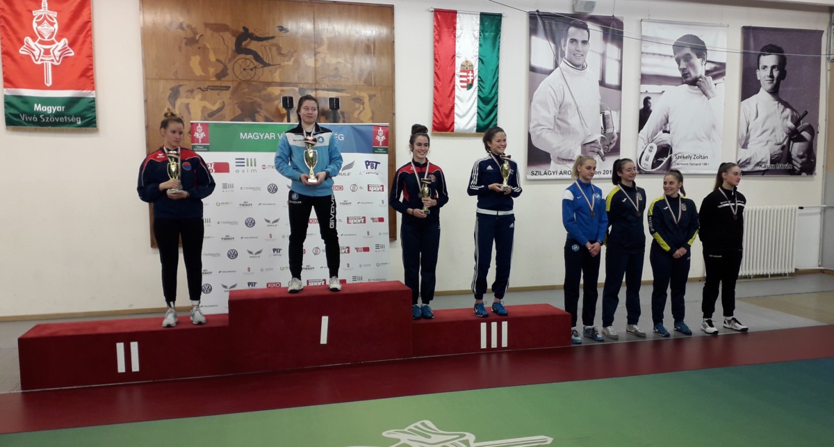 Kálmán Gyöngyvér kadet vívó