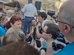 Dobrev Klára Debrecenben