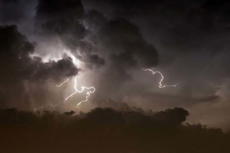 Szupercella, zivatarfelhő