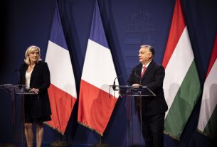 Marine Le Pen és Orbán Viktor