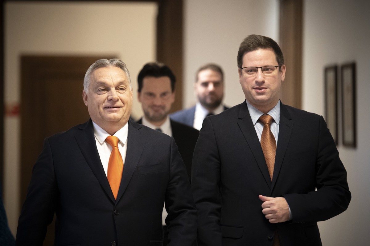 Orbán Viktor és Gulyás Gergely