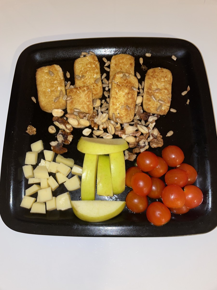 Pirított tofu zöldségekkel