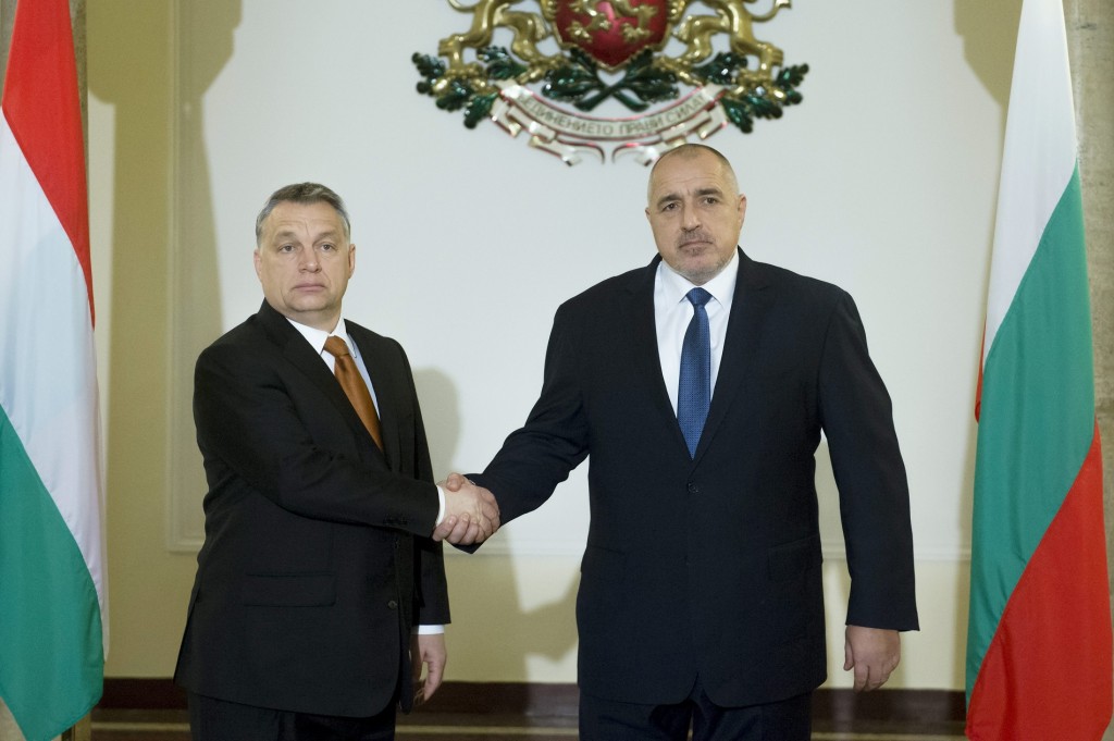 Bojko Boriszov és Orbán Viktor