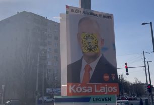 Kósa Lajos plakátháború Debrecen