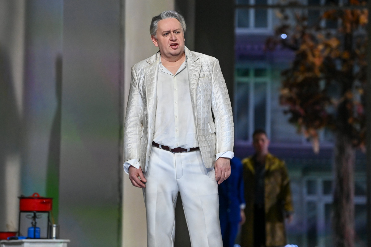 Kovácsházi István Parsifal szerepében Richard Wagner Parsifal című operájának fotóspróbáján a Magyar Állami Operaházban 2022. április 12-én