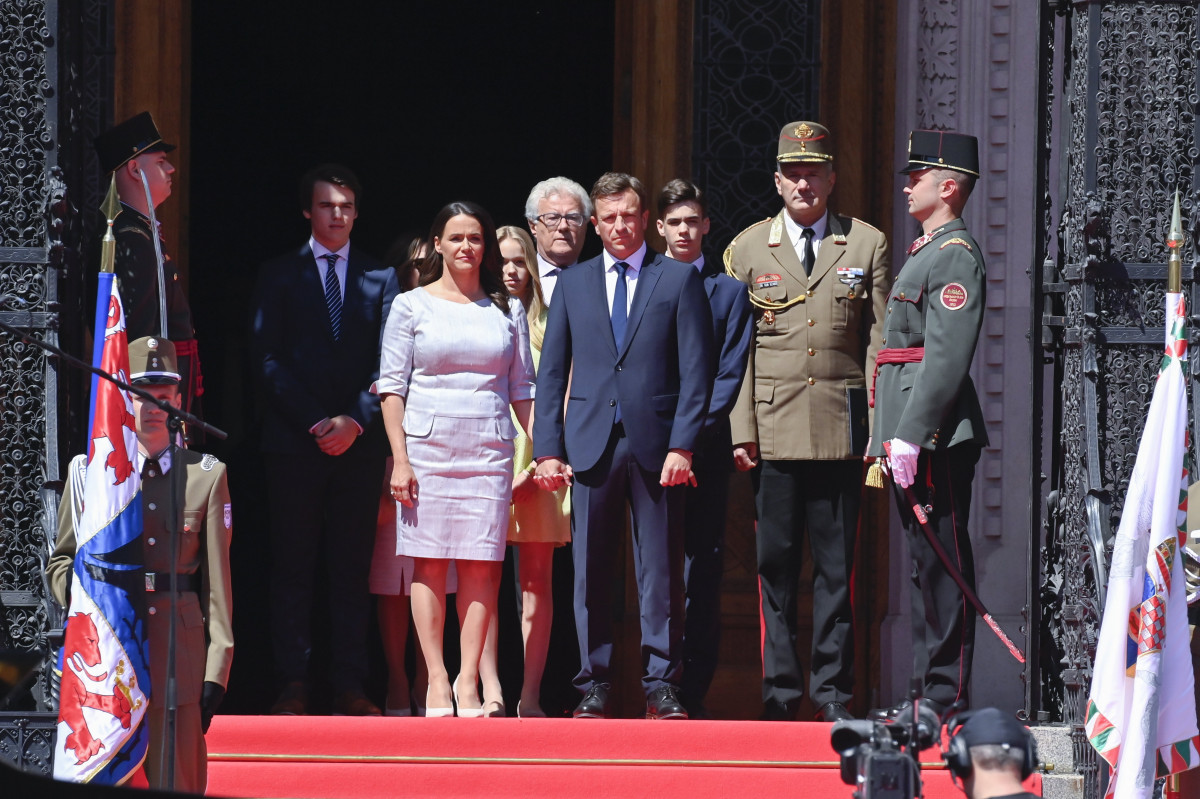 Novák Katalin köztársasági elnöki beiktatása