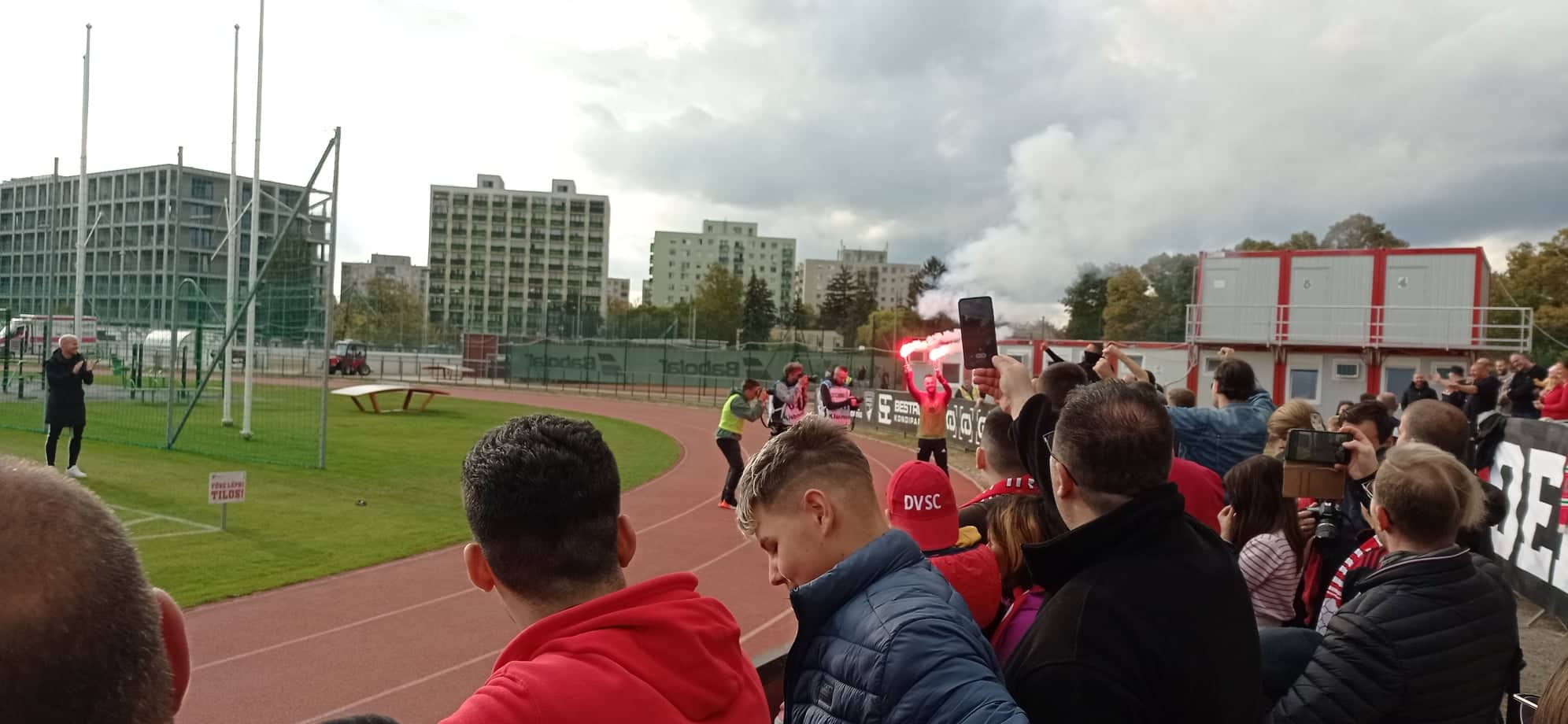 Bódi Ádám görögtűz a DEAC-DVSC meccs után