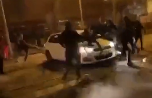 Marokkói szurkolók zavargás Franciaországban