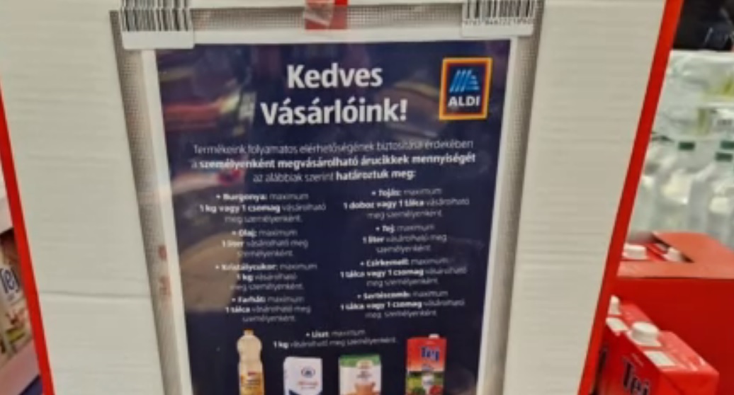 Áruhiány az Aldiban