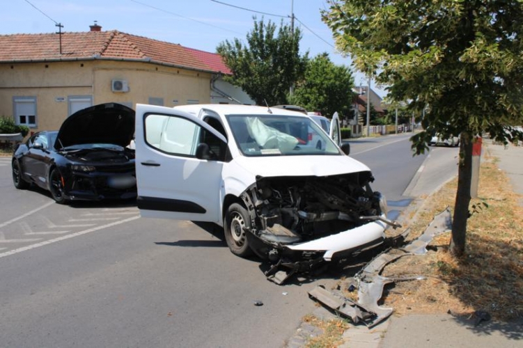 Baleset Debrecenben a Szotyori utcán