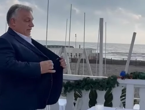 Orbán Viktor és Lévai Anikó olasz étterem
