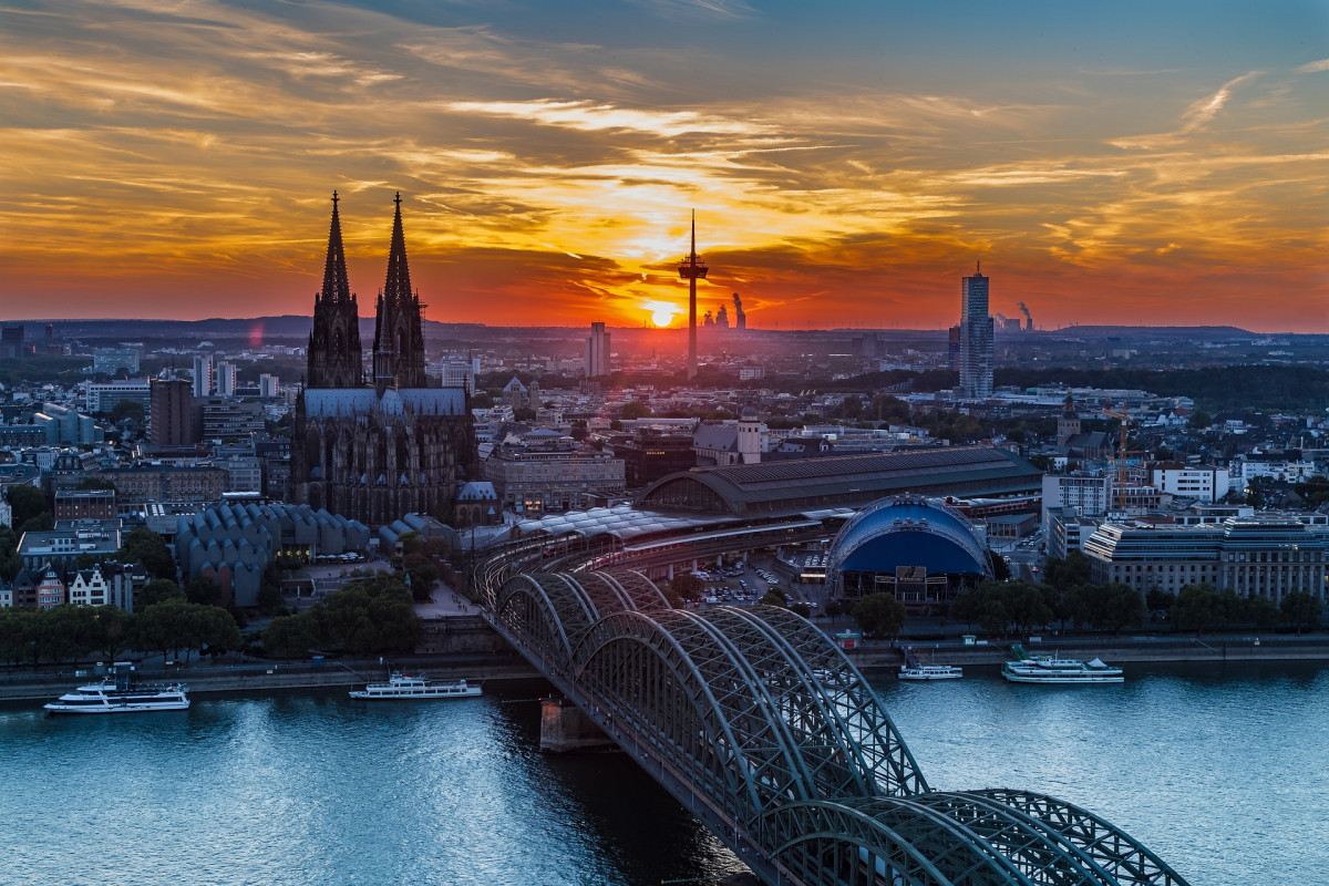Köln Kölni dóm Németországi város
