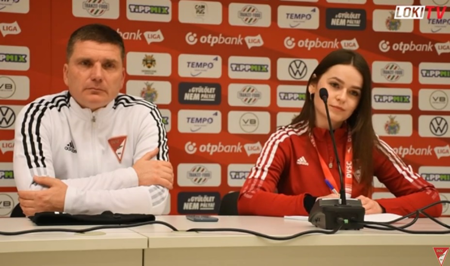 Srdjan Blagojevic a DVSC-Paks mérkőzés után