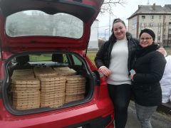 Pizza ételosztás tündérkert Debrecenben