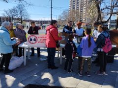 Ételosztás Debrecenben