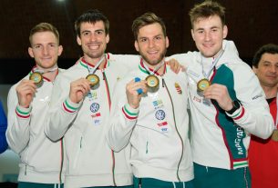 Aranyérmes a magyar férfi párbajtőrcsapat a világkupán