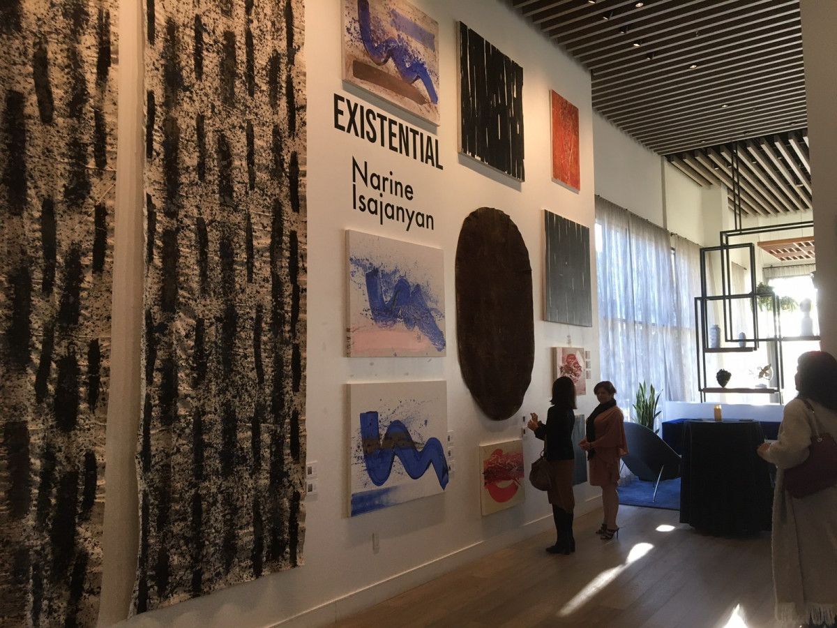 Narine Isajanyan kiállítása Los Angelesben