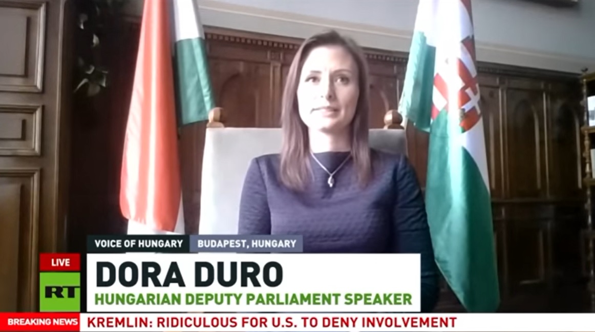 Dúró Dóra Russia Today