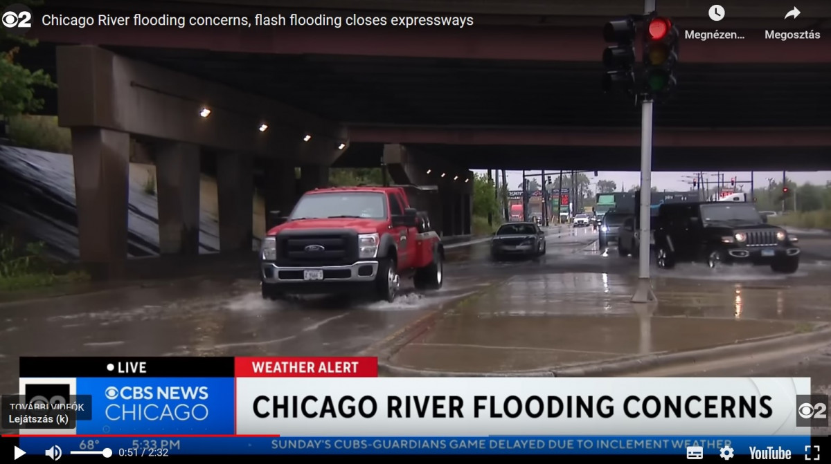Esőzés Chicago