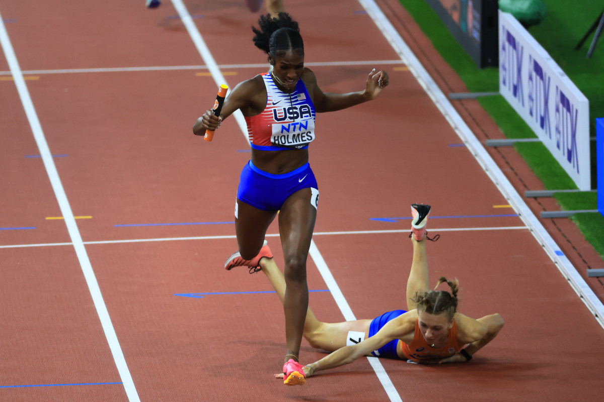 Femke Bol és Alexia Holmes