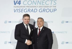 Robert Fico és Orbán Viktor