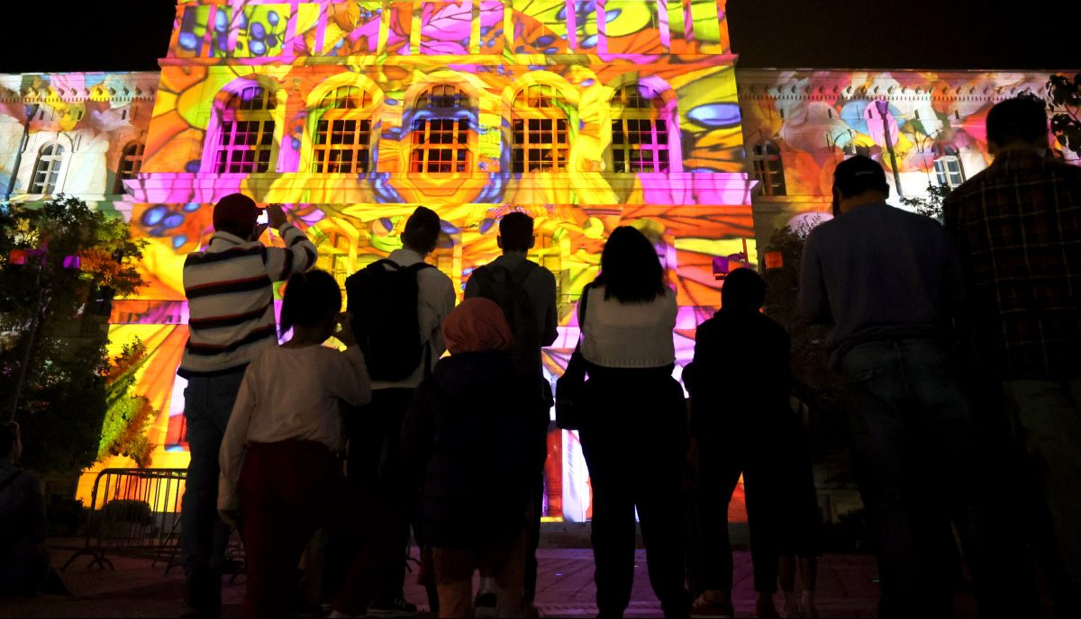 Szeged, Szegedi Tudományegyetem, 27. Őszi Kulturális Fesztivál, megnyitó, kultura, fényfestés, rektori, egyetem