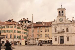 Udine város főtere