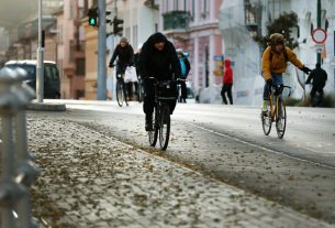 Szeged, tél, kerékpár, hideg, fagy, időjárás
