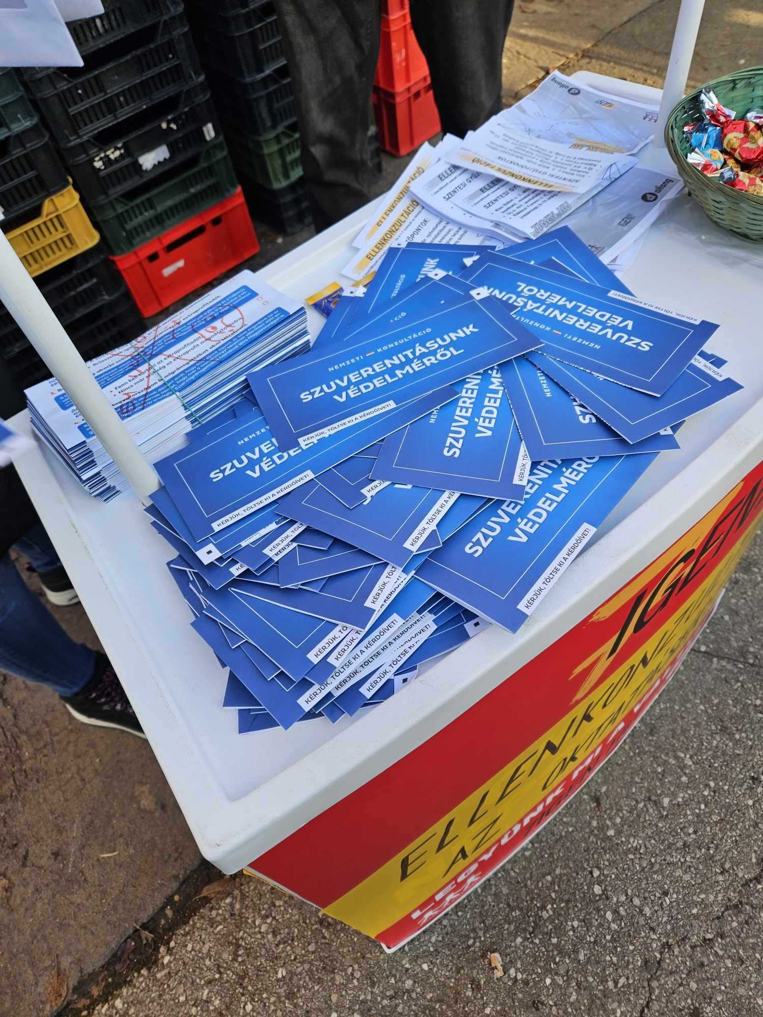 Nemzeti konzultációs ívek leadási pontok