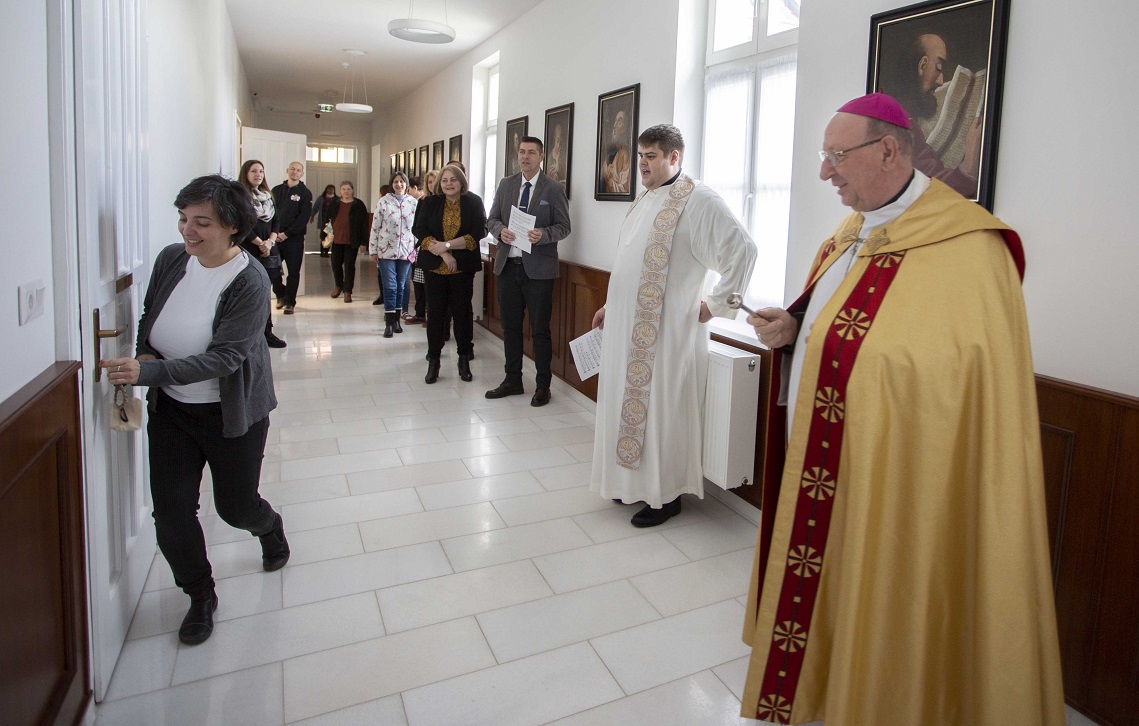 Házszentelés a Debrecen-Nyíregyházi Egyházmegye Püspöki Hivatalban