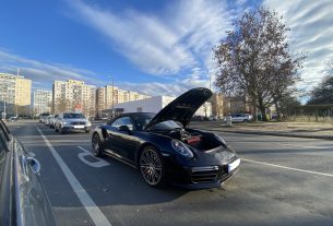 Lerobbant Porsche Debrecenben