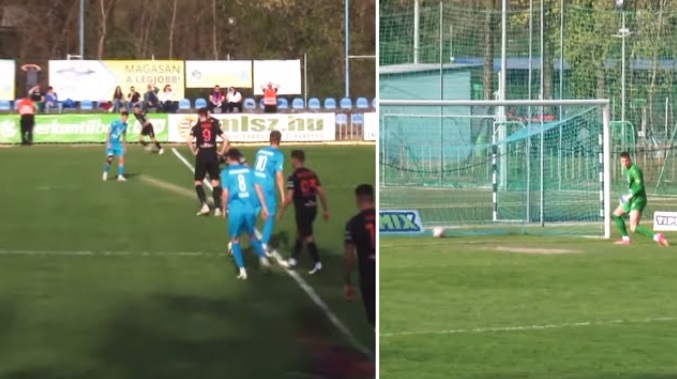 Kezdőrúgás gól Nyíregyháza