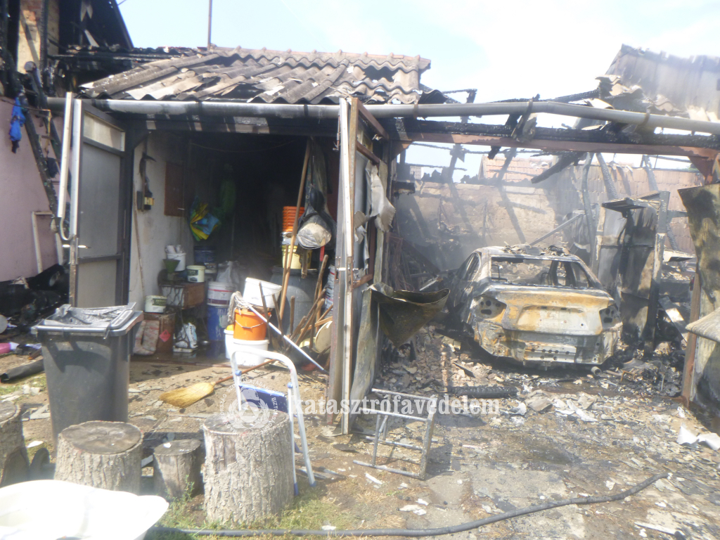garázstűz-Hajdúdorogon
