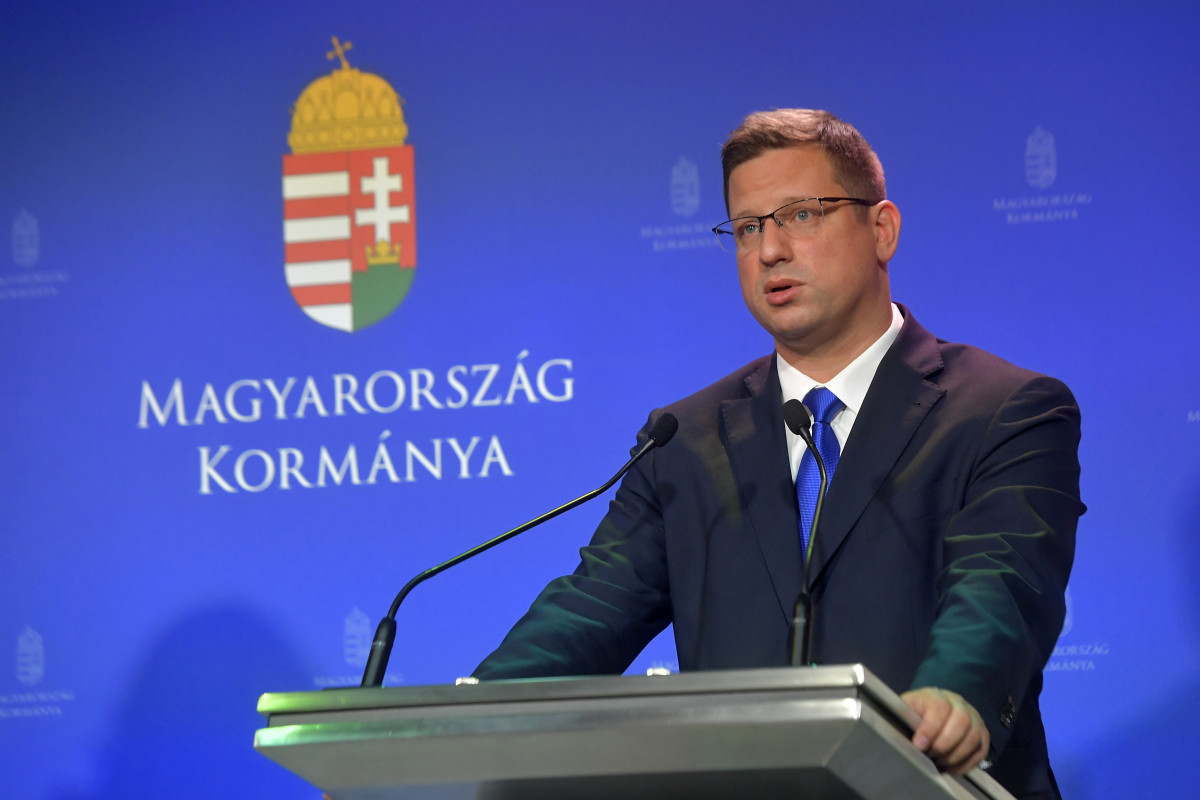 Gulyás Gergely kormányinfó
