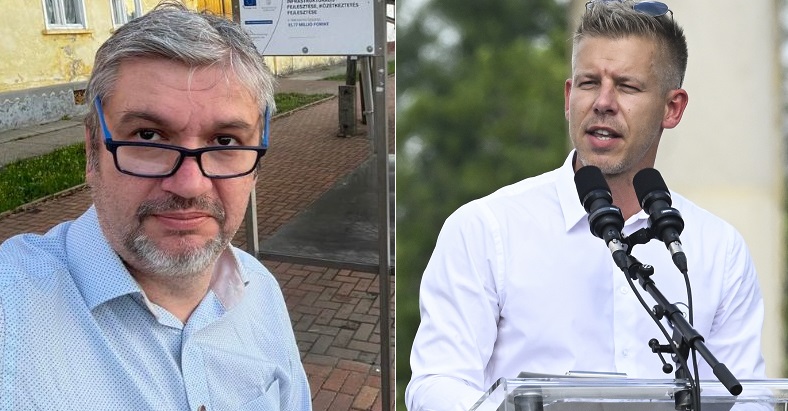 Hadházy Ákos és Magyar Péter