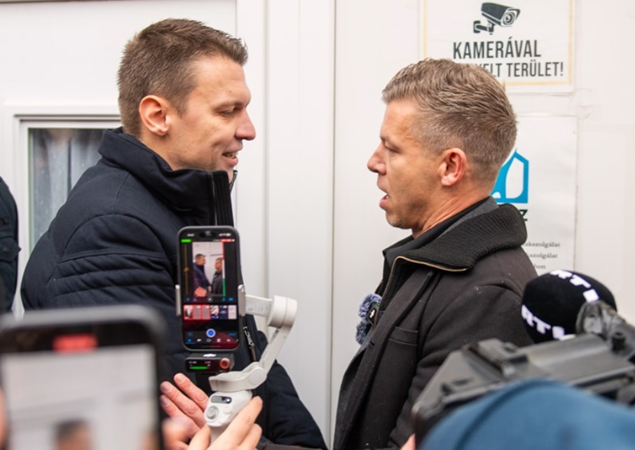 Menczer Tamás és Magyar Péter