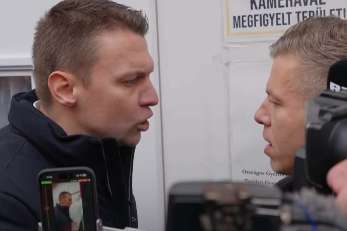 Menczer Tamás és Magyar Péter