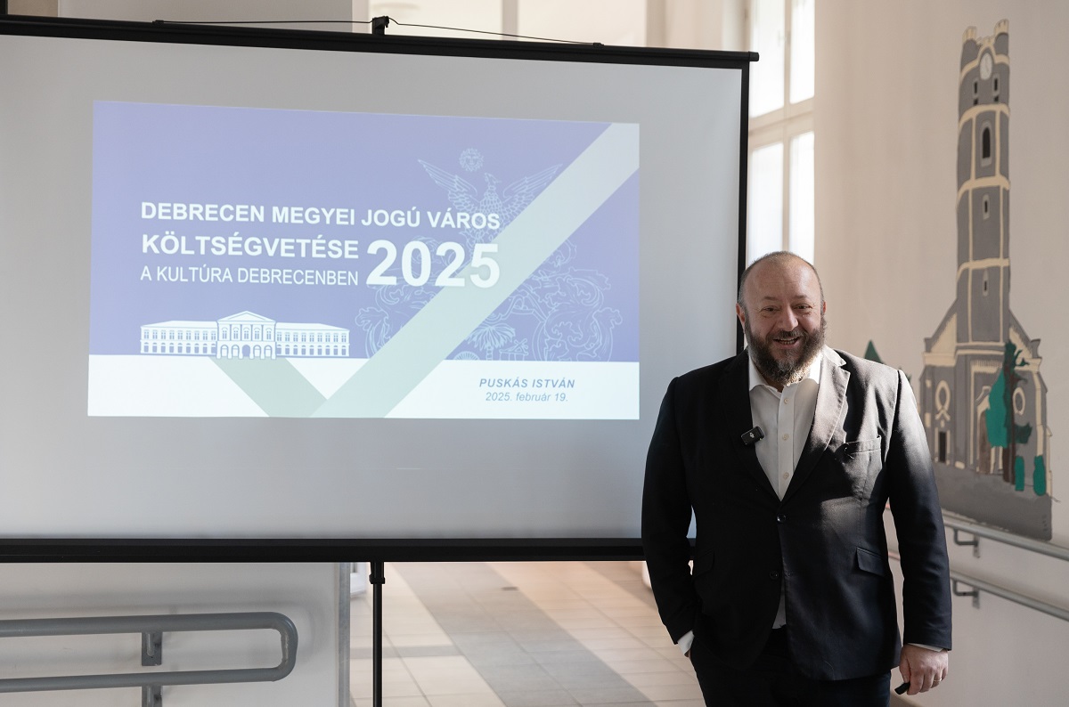 Puskás István kulturális alpolgármester Debrecen