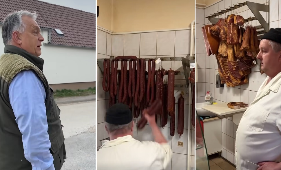 Orbán Viktor hentesnél