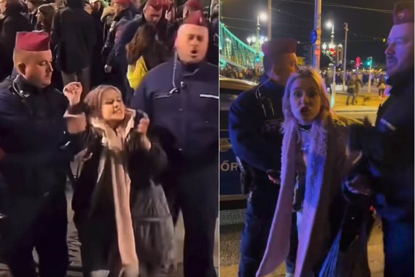 Kamuzott a rendőr, aki azt állította, hogy egy fiatal lány "megütötte" a tüntetésen