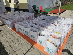 A Magyar Református Szeretetszolgálat adományosztása Debrecenben
