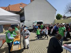 A Magyar Református Szeretetszolgálat adományosztása Debrecenben