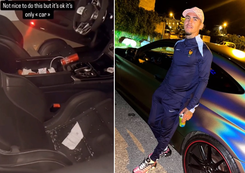 Feltörték Brandon Domingues autóját