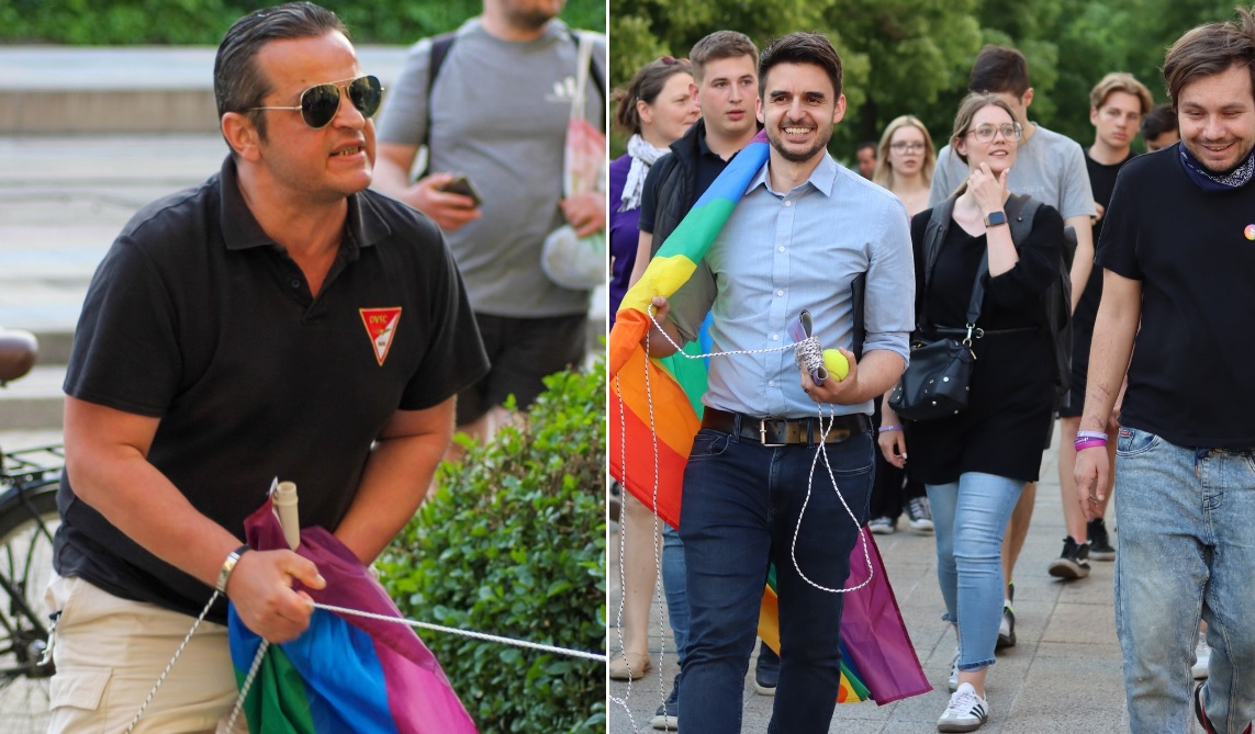 Agresszív focidrukker támadt Debrecenben a momentumosokra