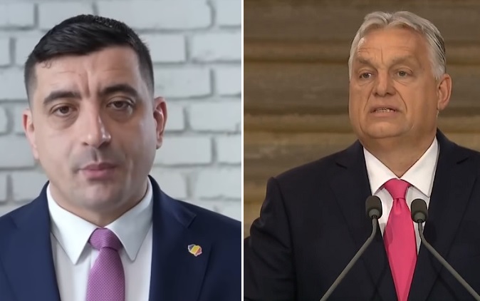 George Simion és Orbán Viktor