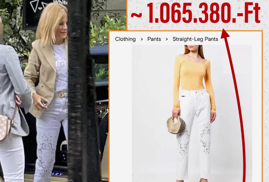 Várkonyi Andrea 1 milliós nadrág