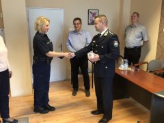 Elismerést kapott a kabai iskolaőr